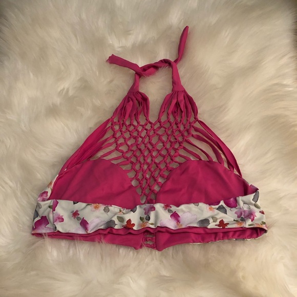 San Lorenzo high neck knotted reversible bikini - Picture 6 of 7